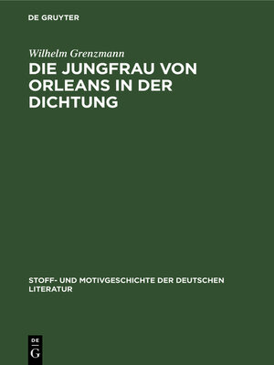 cover image of Die Jungfrau von Orleans in der Dichtung